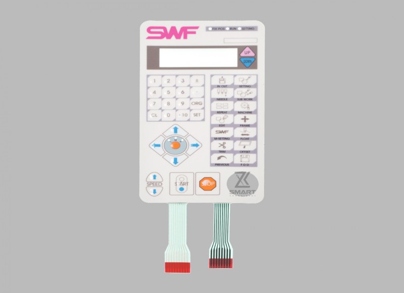 ESWF-GP-011823 KEYPAST CONTROL PANEL KEYBOOWT MEMBLE SWITCH Generic SWF Sunstar Embroidery Machine Varahlutir