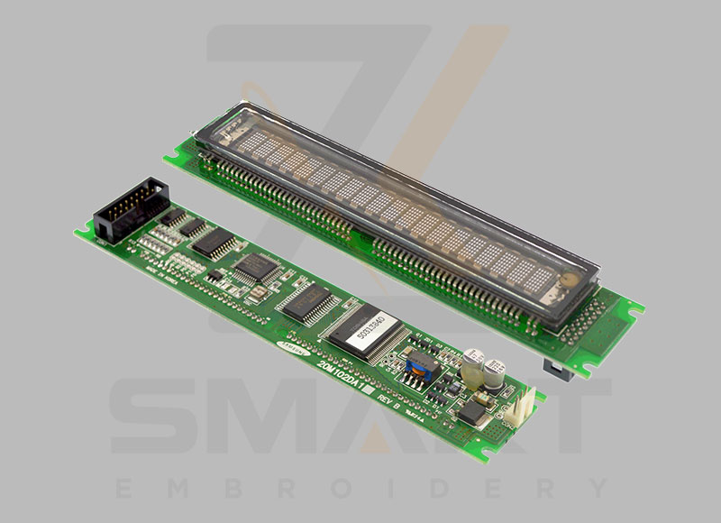 20M102DA1 Rekstrarhöfuð stafir VFD notaður skjáskjár Dot Matrix skjáeining 5VDC Power Parallel Serial viðmót