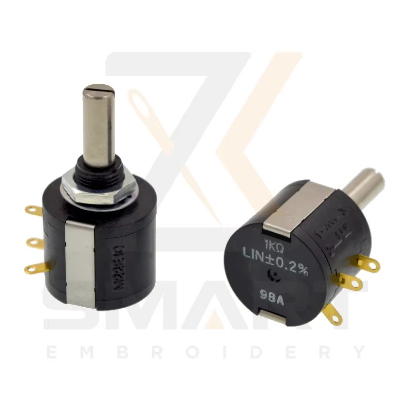 Potentiometer M22E10 1K fyrir Tajima SWF kínverska brjóta vél hlutar