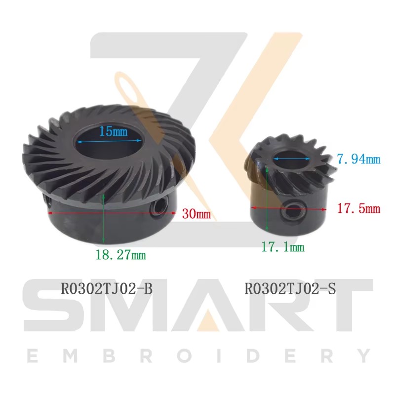 Beverl Gears fyrir Tajima R0302TJ02-B R0302TJ02-S