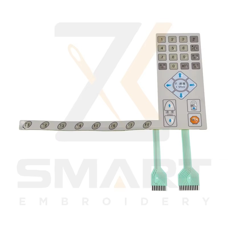 SWF Embroidery Machine Parts Keypad Control Panel Membrane Keyboard fyrir D G