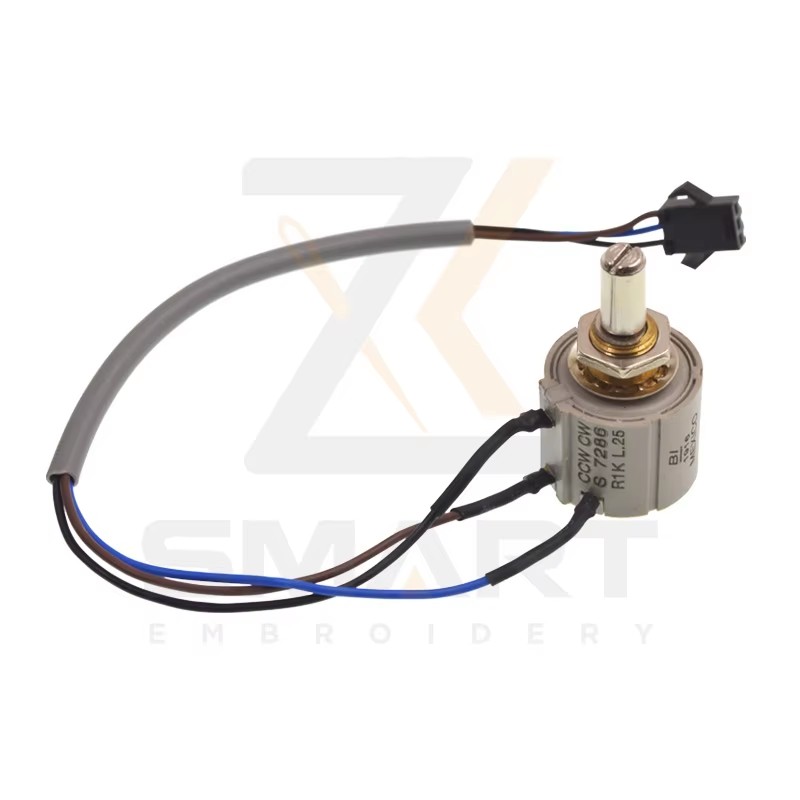 Potentiometer 7276 R1K L.25 með köfnunaraðilum ETJ-R1K-L.25-WC