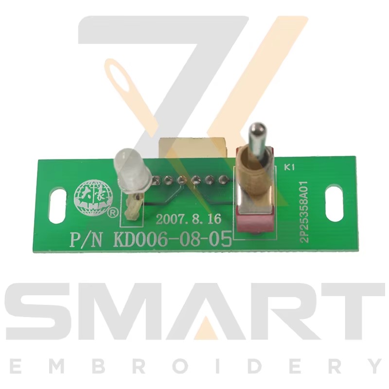 DAHAO KD006 Switch Card Kínverska Embroidery Machine Parts EDH06-KD006-C