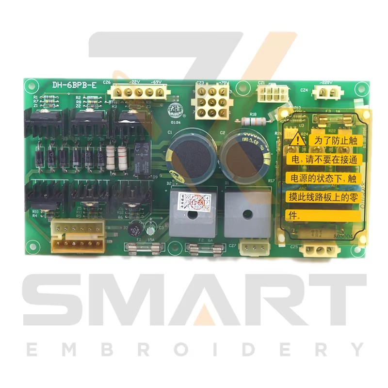 Notuð DAHAO 6BPB Power Card Kínverska Embroidery Machine Parts EDH04-6BPB-U