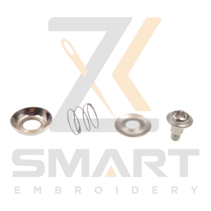 10 Kits Barudan Brúðkaupa vél hlutar KF250220 KF250241 KF250231 KF250250 Thread Guard Disk Thread Hook Support Spring